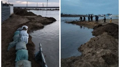 Жителей села эвакуировали в Атырауской области