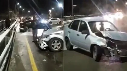 Массовое ДТП произошло в Алматы