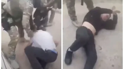 Держали людей в подвале: задержание вымогателей сняли на видео в Актобе