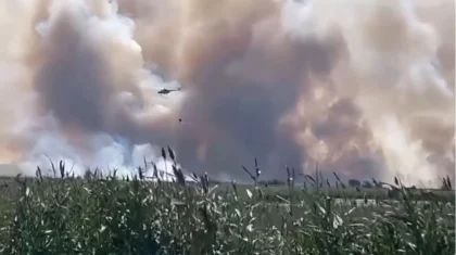 Крупный пожар потушили в Нур-Султане. В МЧС назвали причину