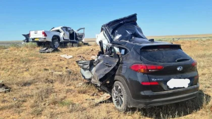 Жуткое ДТП в Атырауской области: пять человек погибли в авто