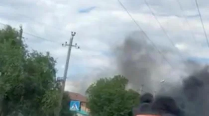 Чтобы не пострадали другие: полыхающий КамАЗ промчался по улицам Актобе