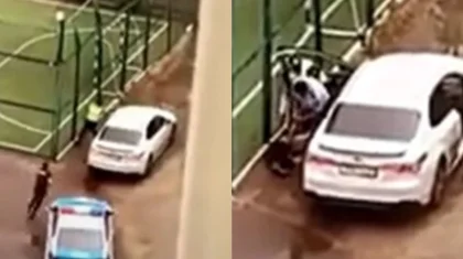Жесткое задержание сняли на видео в Нур-Султане