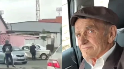 Дедушка у разбитого в ДТП «запорожца» растрогал Казнет
