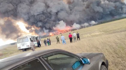 Движение поездов и автомобилей возобновили в Костанайской области
