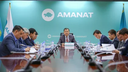 Вопросы коммунального хозяйства обсудили в партии «AMANAT»