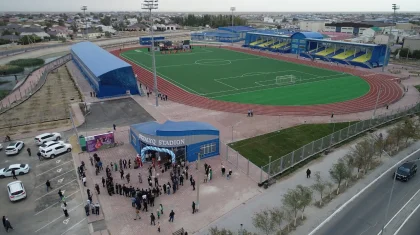 Спорткомплекс на 3 тысячи мест открылся в Кульсары