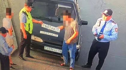 «Сменил российские номера на казахстанские»: подозрительное авто остановили в Шымкенте