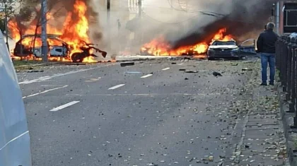 Взрывы в центре Киева, есть погибшие