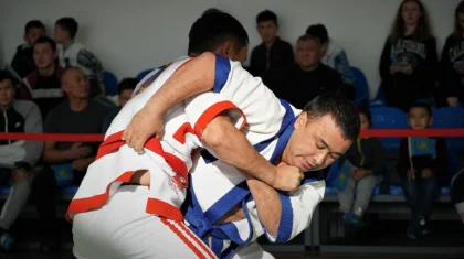 Турнир по национальной борьбе «Байкоңыр барысы» прошел в столице