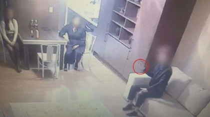 Задержание «полицейского» в квартире с проститутками попало на видео в Астане