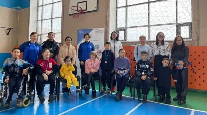 В Абайской области заработали спортивные секции для детей с инвалидностью