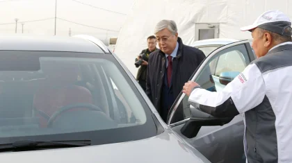 Строительство нового автомобильного завода запустил Токаев