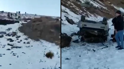Автомобиль упал с горного перевала в ущелье: погибли 4 человека