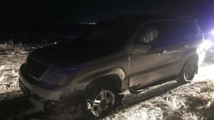 Погоня за элитным внедорожником попала на видео в Таразе