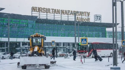 Авиакомпании переносят рейсы из-за бурана в Астане