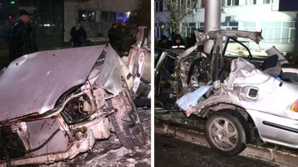 Автомобиль разорвало напополам: смертельное ДТП произошло в Алматы