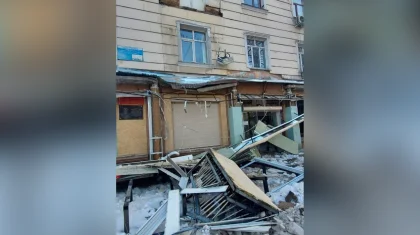 Балкон жилого дома рухнул в Шымкенте