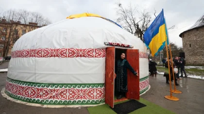 Казахская «юрта несокрушимости» появилась во Львове