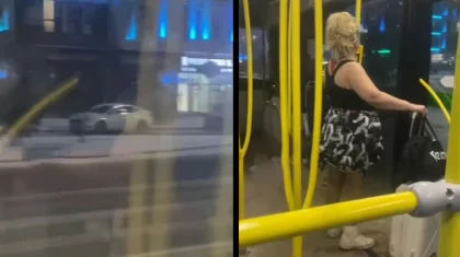 «Она тоже вернулась»: астанчанку в купальнике сняли на видео в автобусе