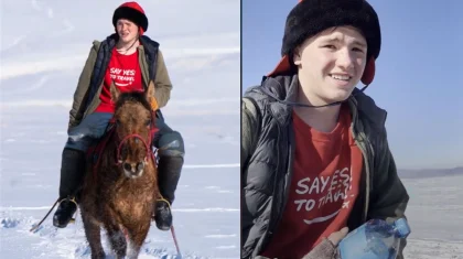 «Настоящий казахский батыр»: играющий в кокпар 14-летний немец Николай восхитил Казнет