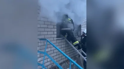 Школа загорелась в Актобе: эвакуированы 950 человек