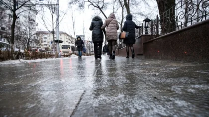 Гололед и осадки: прогноз погоды в Казахстане на 23 февраля