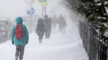 Гололед, метель, снег и дождь: погода в Казахстане 24 февраля