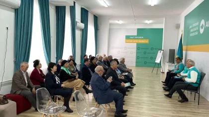 Аманатовцы выслушали ветеранов и получили их благословения в Жамбылской области
