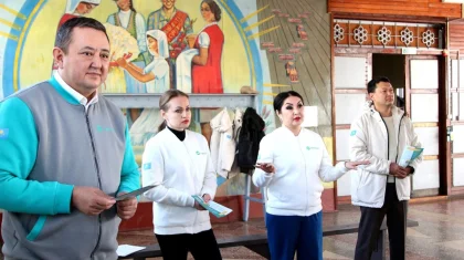 Кандидаты в депутаты от «AMANAT» поговорили с заводчанами в Жамбылской области