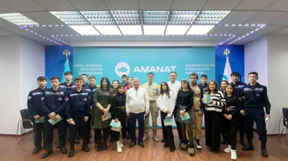 О поддержке госязыка говорили кандидаты в депутаты от «AMANAT» в Акмолинской области