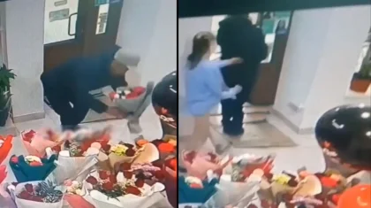 «Чего только не сделаешь ради любимой на 8 марта»: кража цветов попала на видео в Казахстане