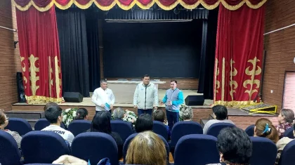Аманатовцы провели встречу с сельчанами в Акмолинской области
