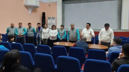 Агитационная работа партии «AMANAT» продолжается в Улытауской области