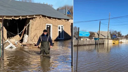 «Затопило за три минуты»: режим ЧС объявили в поселке Актюбинской области
