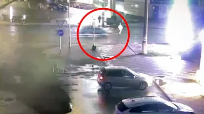 Жесткое ДТП сняли на видео в Актобе: школьника сбил водитель без прав