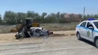 Три человека погибли в ДТП на трассе в Туркестанской области