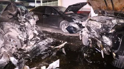 Два человека пострадали в массовом ДТП в Алматы