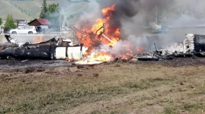 Российский вертолет разбился близ границы с Казахстаном: погибли 6 человек