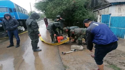 Потоп в Жетысуской области: 16 человек находятся в эвакуационном пункте