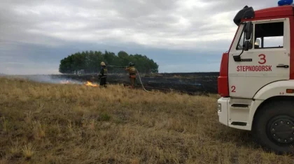 Какие пожары произошли летом в Акмолинской области, рассказали в ДЧС