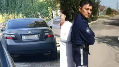 «Дебош и гулянка»: на видео с «пьяным полицейским» отреагировали в ДП Алматинской области