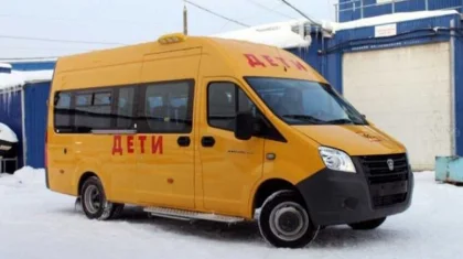 «Газель» с детьми загорелась в Костанайской области