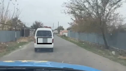 Полицейская погоня за пьяным водителем попала на видео в Жамбылской области