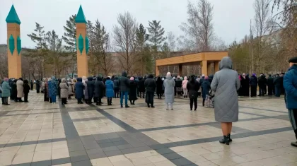 С убитой супругой Куандыка Бишимбаева простились в Павлодаре