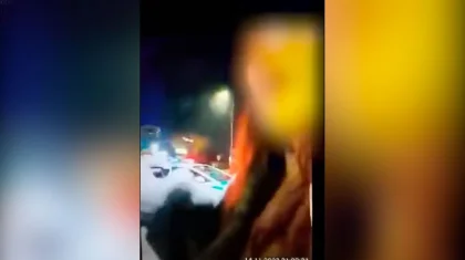 Астанчанка обматерила полицейского. Видео