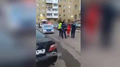 Молодая астанчанка насмерть сбила женщину и протаранила автомобили. Видео