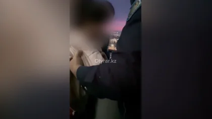 Мужчина и девушка пытались покончить с собой в Шымкенте. Появилось видео