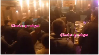 Видео массовой драки: посетители разгромили кафе в Талдыкоргане