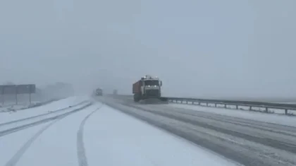 На нескольких участках республиканских автодорог ограничено движение